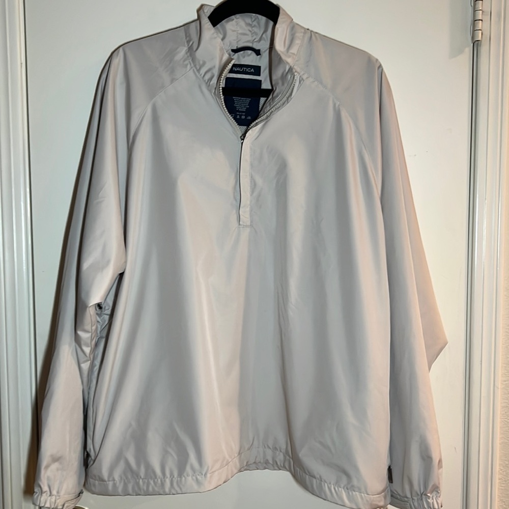 Nautica Men’s 3/4 Zip Pullover Windbreaker Jacket